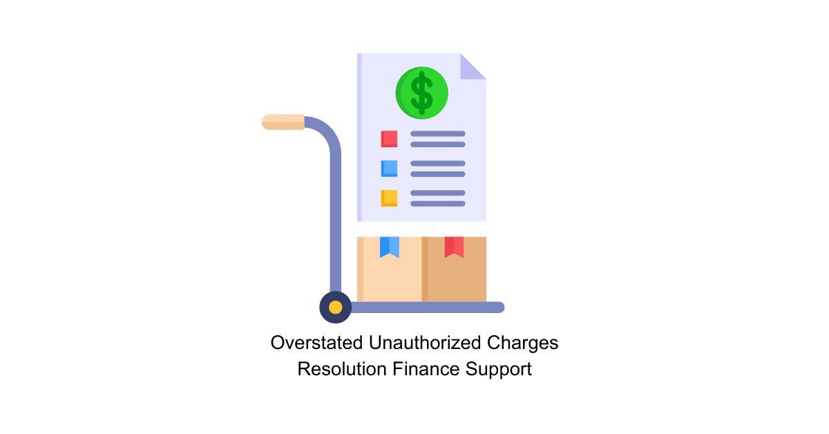 Accounts Payable (AP) Overstated Unauthorized Charges Resolution Finance Support in BPO