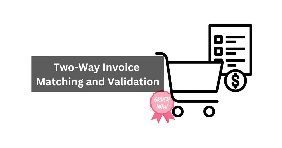 Two-Way Invoice Matching and Validation Finance Support in BPO