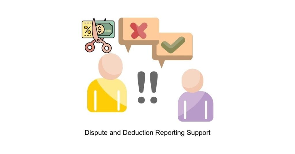 Dispute and Deduction Reporting Support for BPO Accounts Receivable (AR)